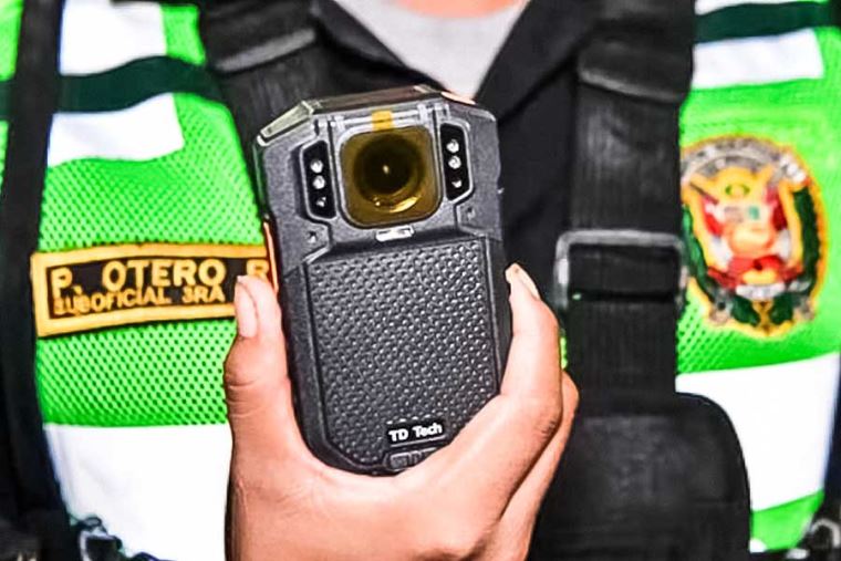 camara corporal policia peru intervencion pnp