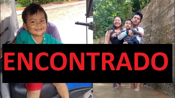 niño encontrado con vida en Perené Chanchamayo