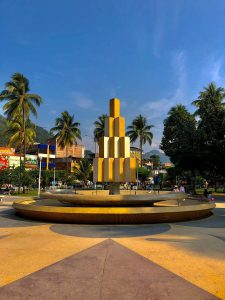 parte cental de la plaza