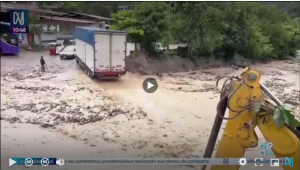 Lluvias activaron las quebradas en le selva central en Chanchamayo