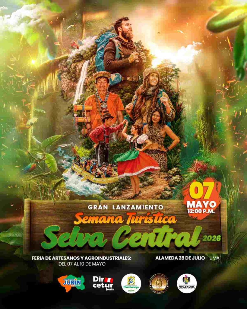 Lanzarán la Semana Turística Selva Central 2026 en Lima lanzarán la semana turística selva central 2026 en lima