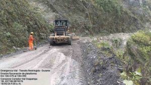 mtc atiende emergencia vial en huancabamba pozuzo
